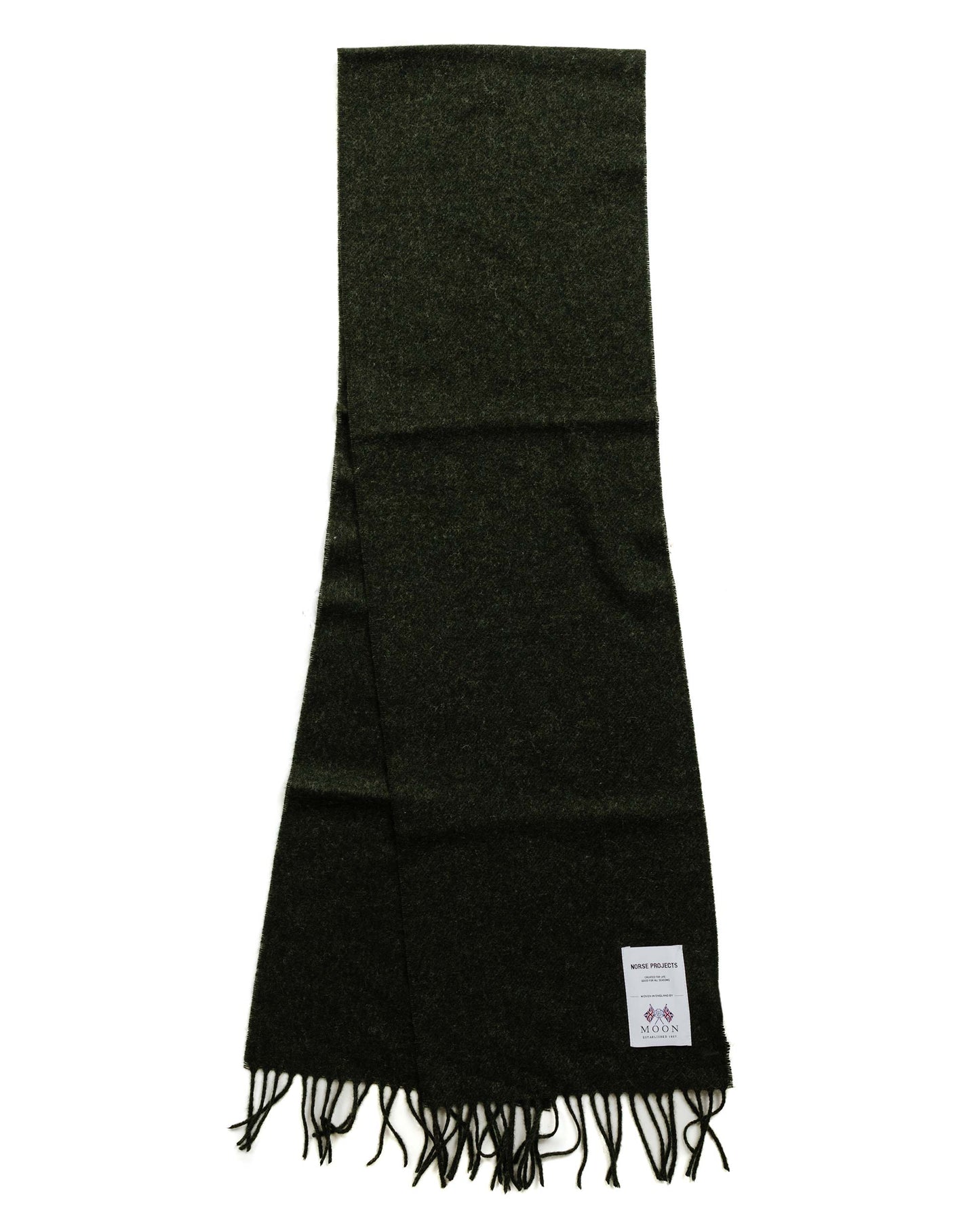 lost & found Norse Projects Norse Projects Moon Lambswool Scarf Beech Green