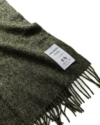 lost & found Norse Projects Norse Projects Moon Lambswool Scarf Charcoal Melange