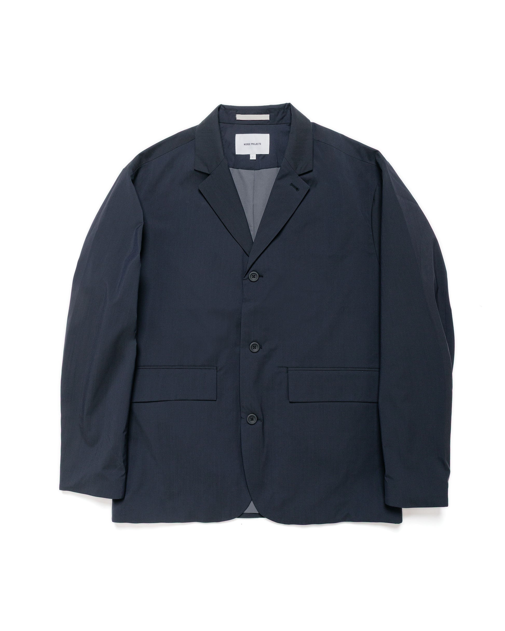 lost & found Norse Projects Norse Projects Nilas Alpinix Smart Merino Jacket Dark Navy