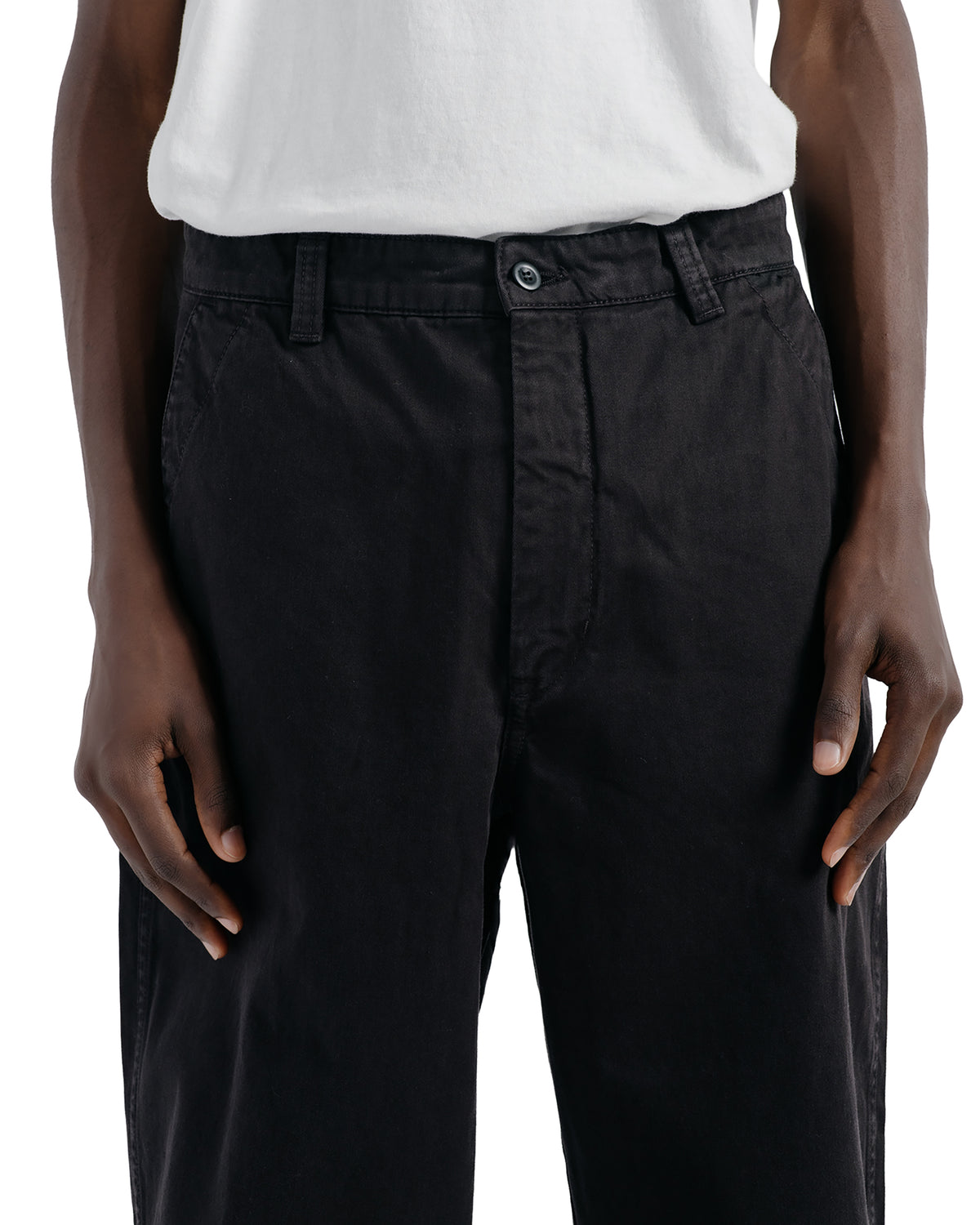 Norse Projects Nordmarka Broken Twill Chino Black