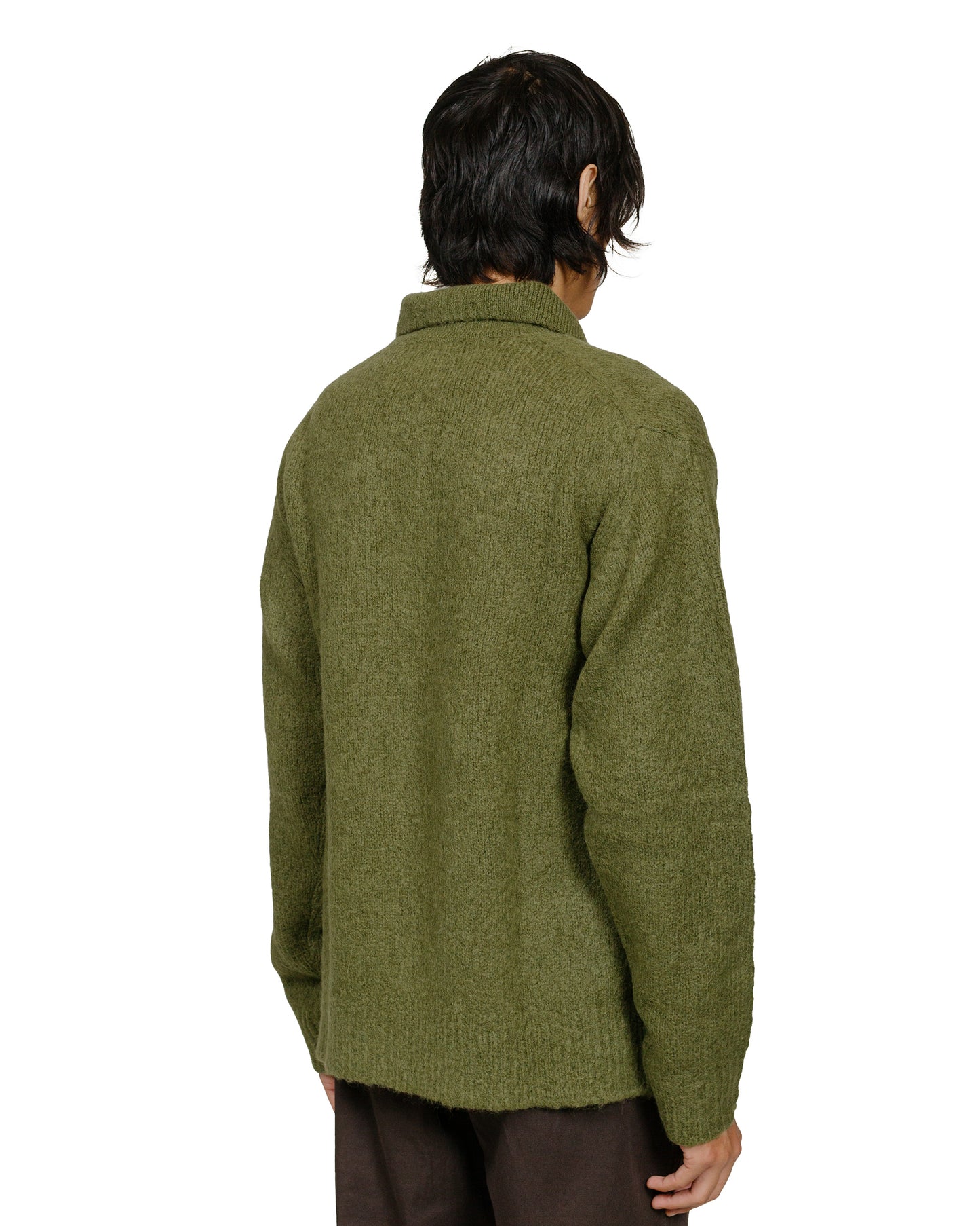 lost & found Norse Projects Norse Projects Rasmus Relaxed Brushed Polo Ivy Green