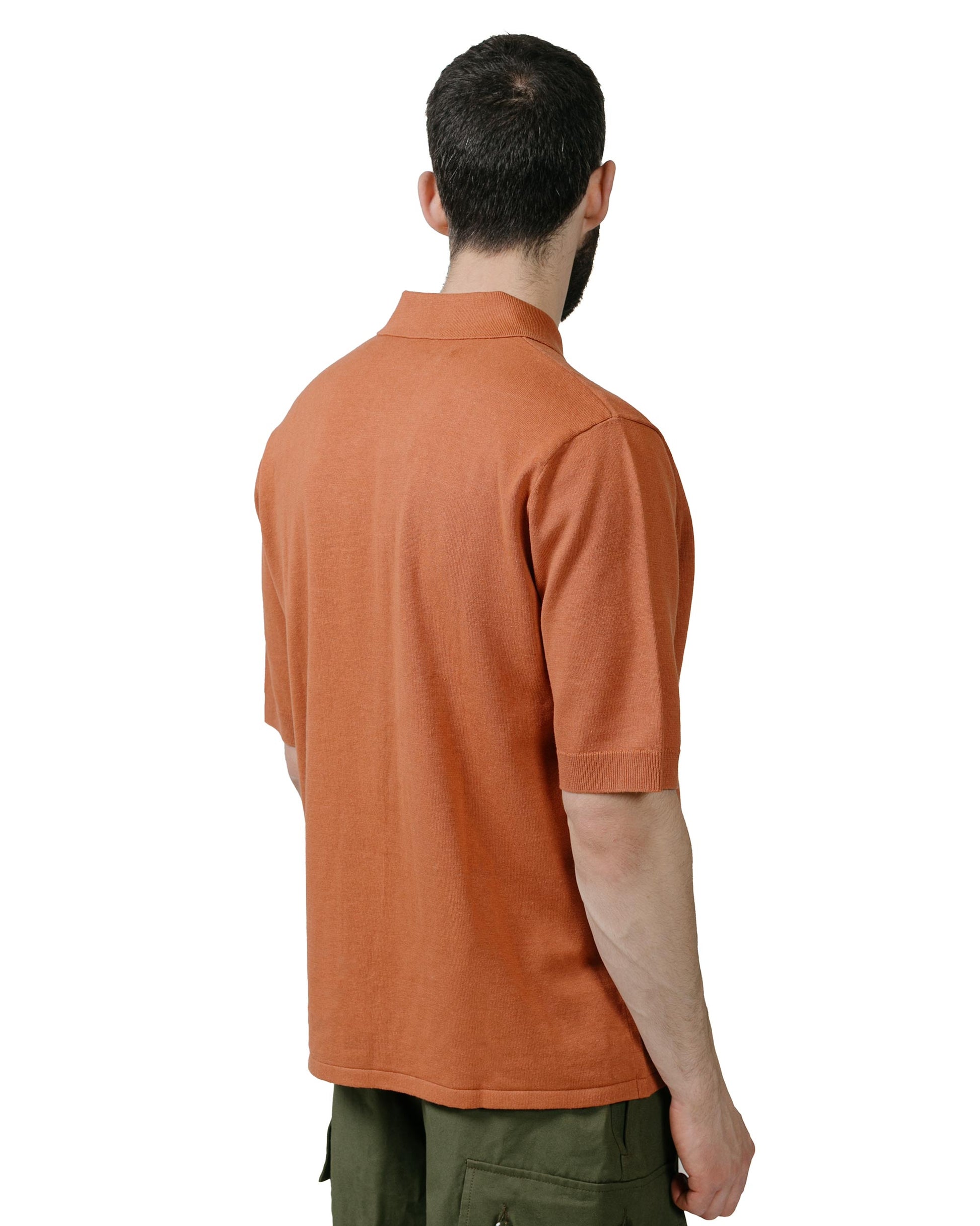 lost & found Norse Projects Norse Projects Rollo Cotton Linen SS Shirt Red Clay