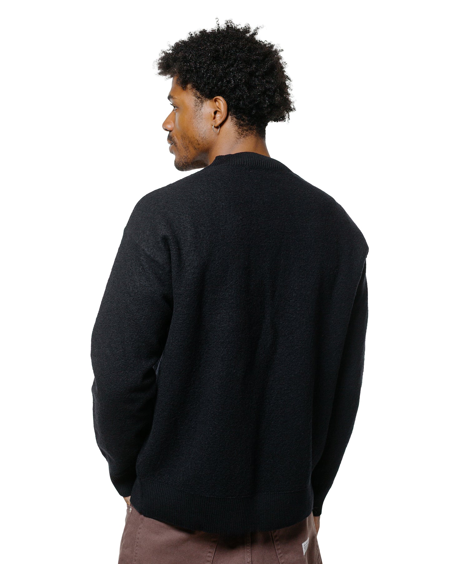 lost & found Norse Projects Norse Projects Rom Boiled Wool Crewneck Dark Navy