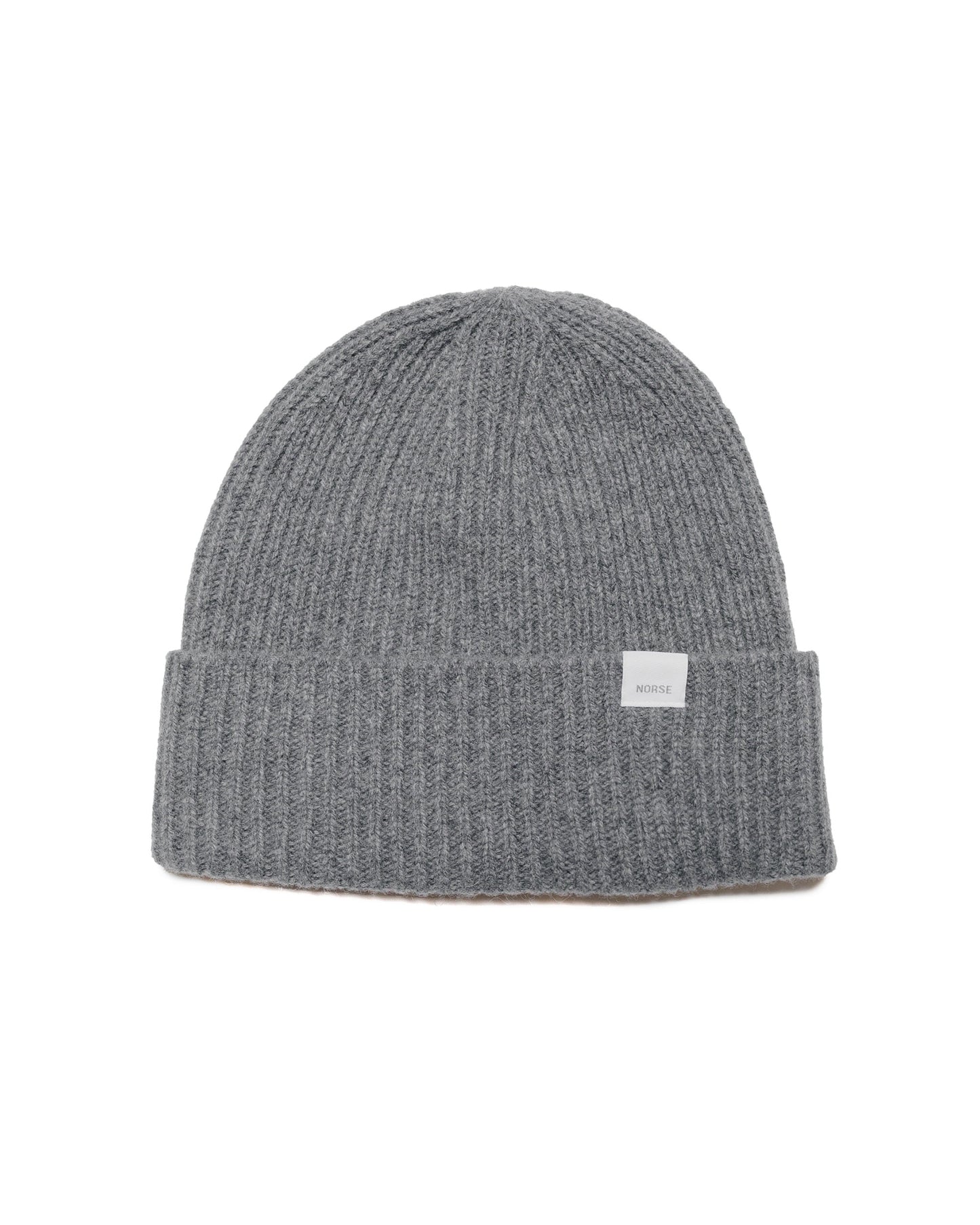 lost & found Norse Projects Norse Projects Standard Merino Lambswool Beanie Grey Melange