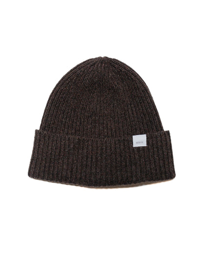 lost & found Norse Projects Norse Projects Standard Merino Lambswool Beanie Heathland Brown