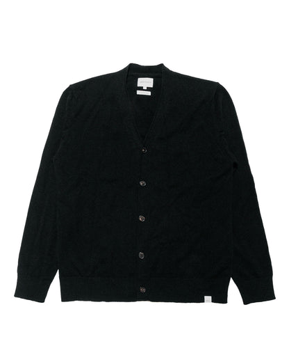 lost & found Norse Projects Norse Projects Standard Merino Lambswool Cardigan Black