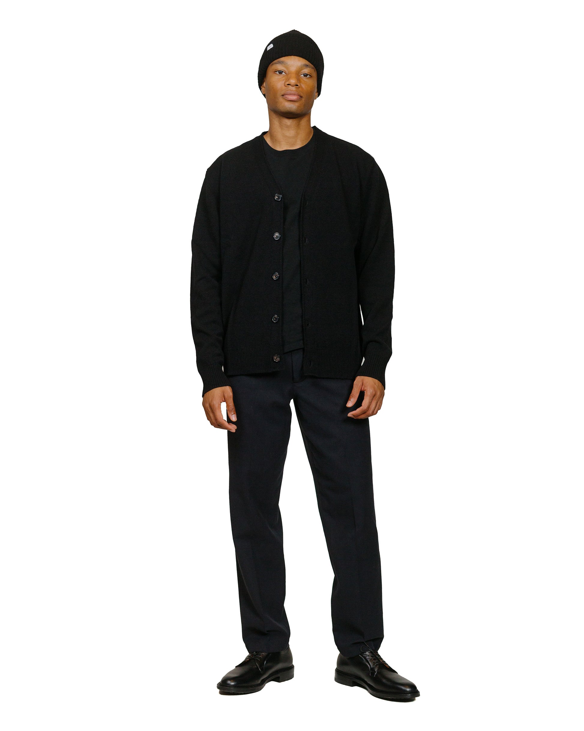 lost & found Norse Projects Norse Projects Standard Merino Lambswool Cardigan Black