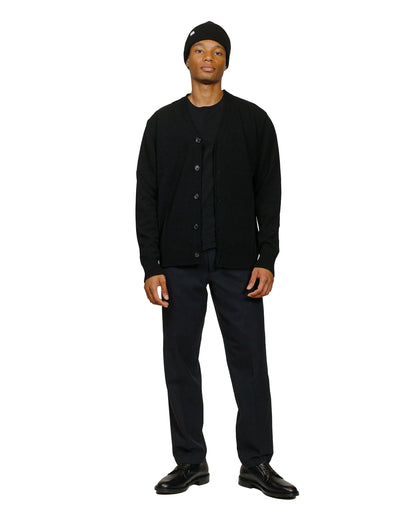 lost & found Norse Projects Norse Projects Standard Merino Lambswool Cardigan Black
