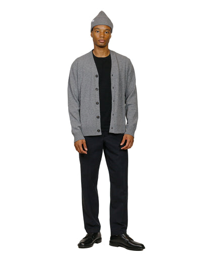 lost & found Norse Projects Norse Projects Standard Merino Lambswool Cardigan Grey Melange