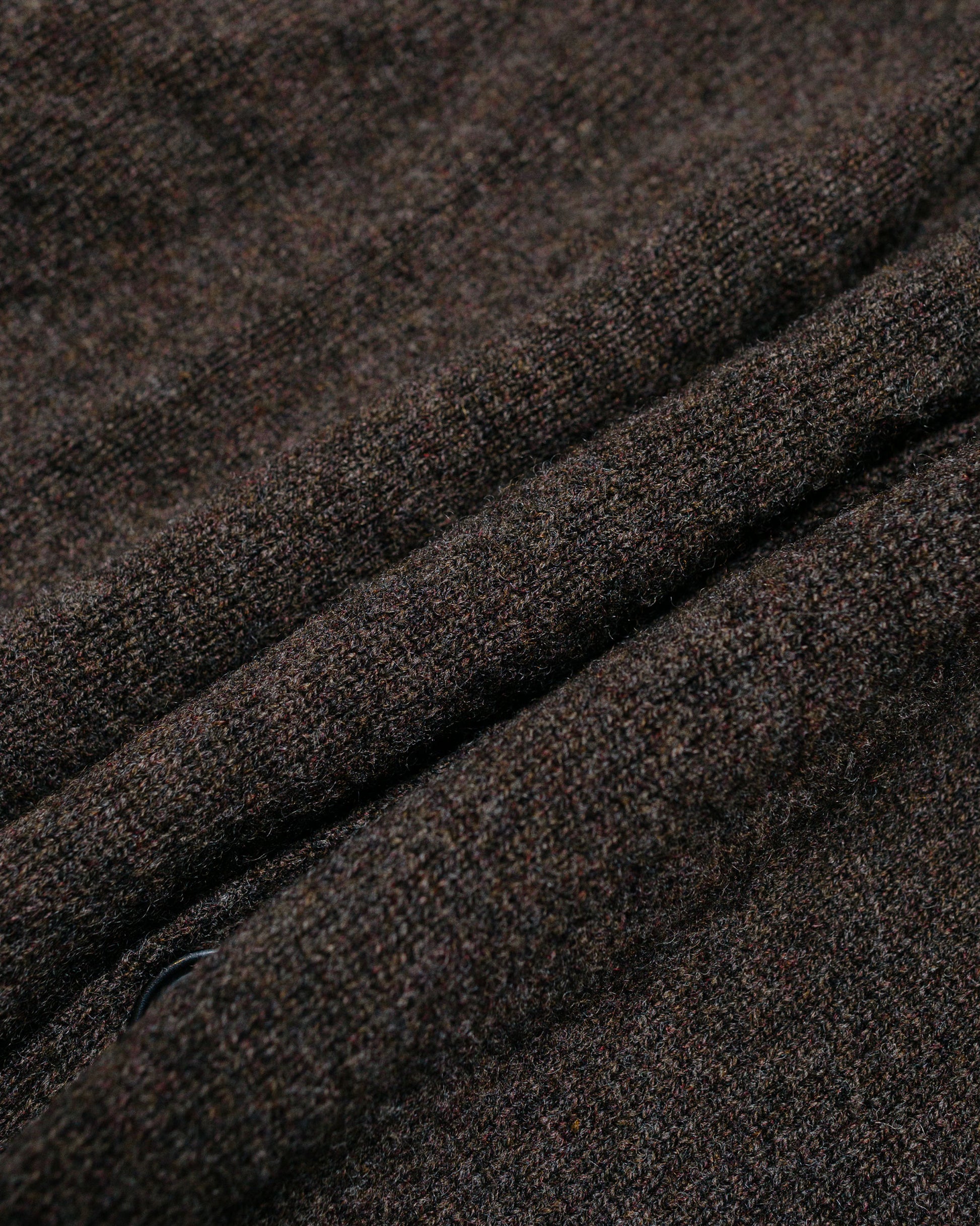 lost & found Norse Projects Norse Projects Standard Merino Lambswool Cardigan Heathland Brown