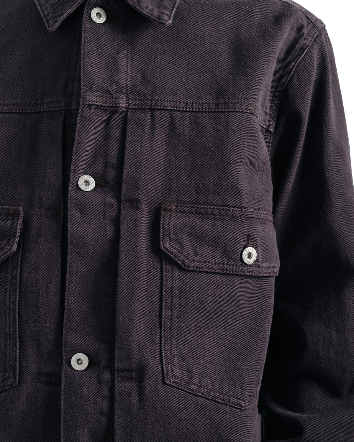 Norse Projects Storadal Heavy Twill Type II Jacket Darkest Purple