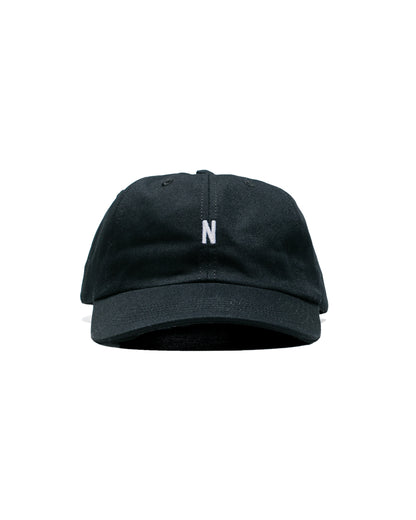 lost & found Norse Projects Norse Projects Twill Sports Cap Black