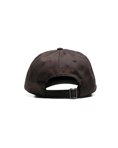 lost & found Norse Projects Norse Projects Twill Sports Cap Espresso