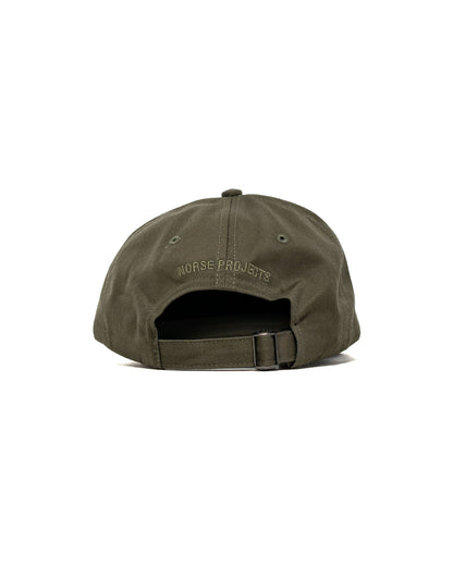 lost & found Norse Projects Norse Projects Twill Sports Cap Olive Night