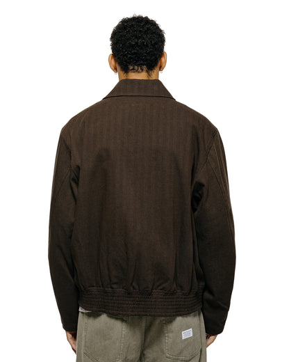 lost & found Norse Projects Norse Projects Vandel Herringbone Twill Flight Jacket Delicioso Brown