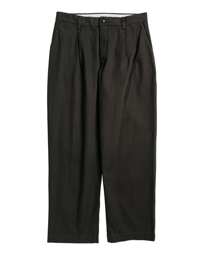 Norse Projects Volda Pleated Cotton Twill Trouser Beech Green