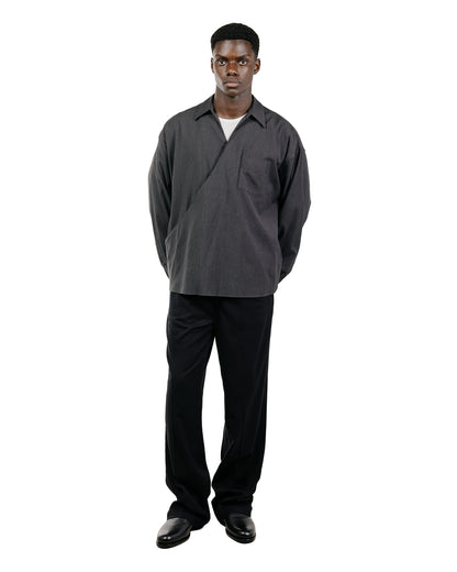 Old Joe Asymmetry Front Tunic Shirts (Long-Sleeve) Graphite