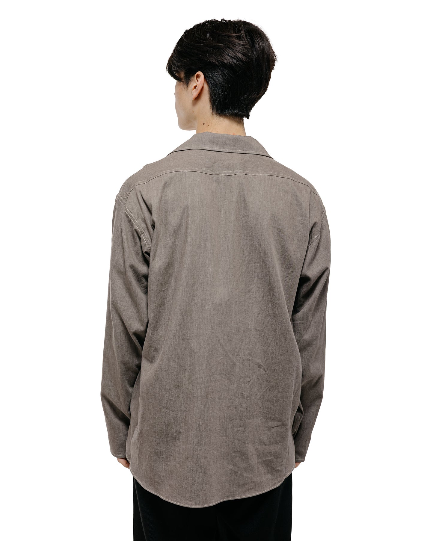 Old Joe Camp Collar Marine Shirts Long Sleeve Nutmeg