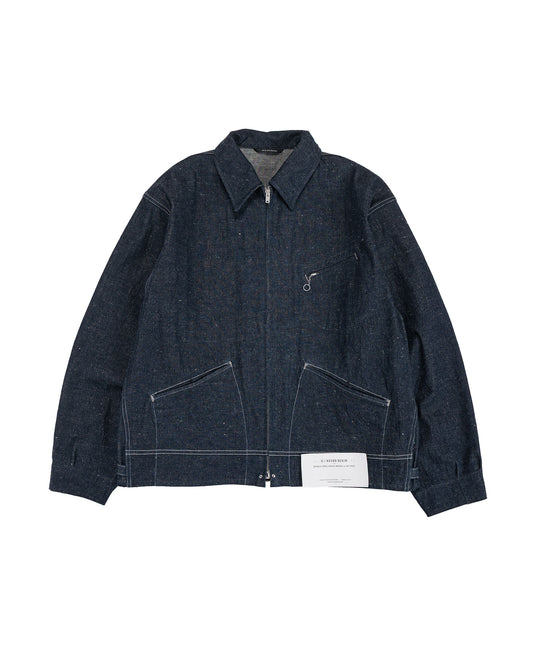 lost & found Old Joe Old Joe Erwin Zip Jacket Indigo