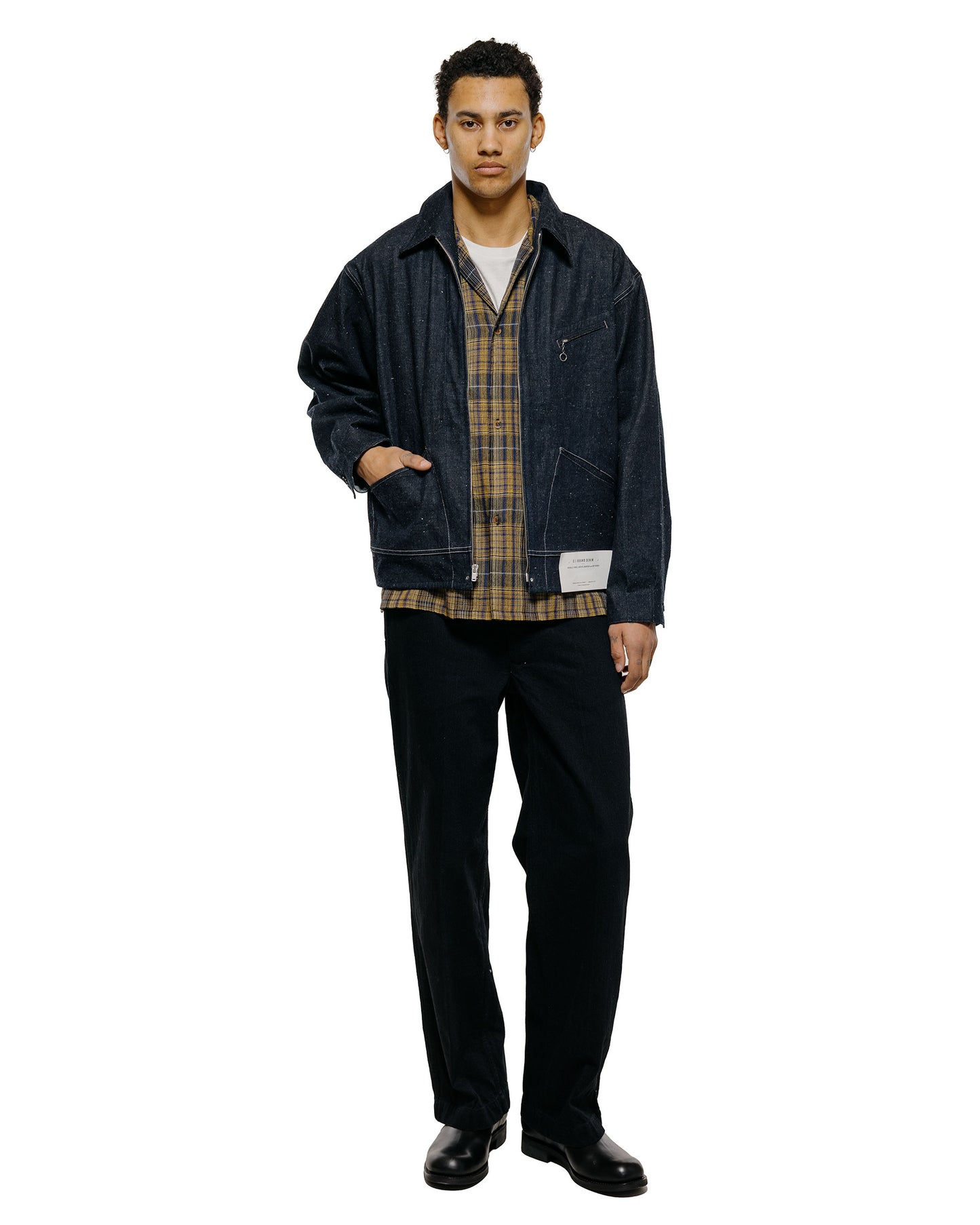 lost & found Old Joe Old Joe Erwin Zip Jacket Indigo