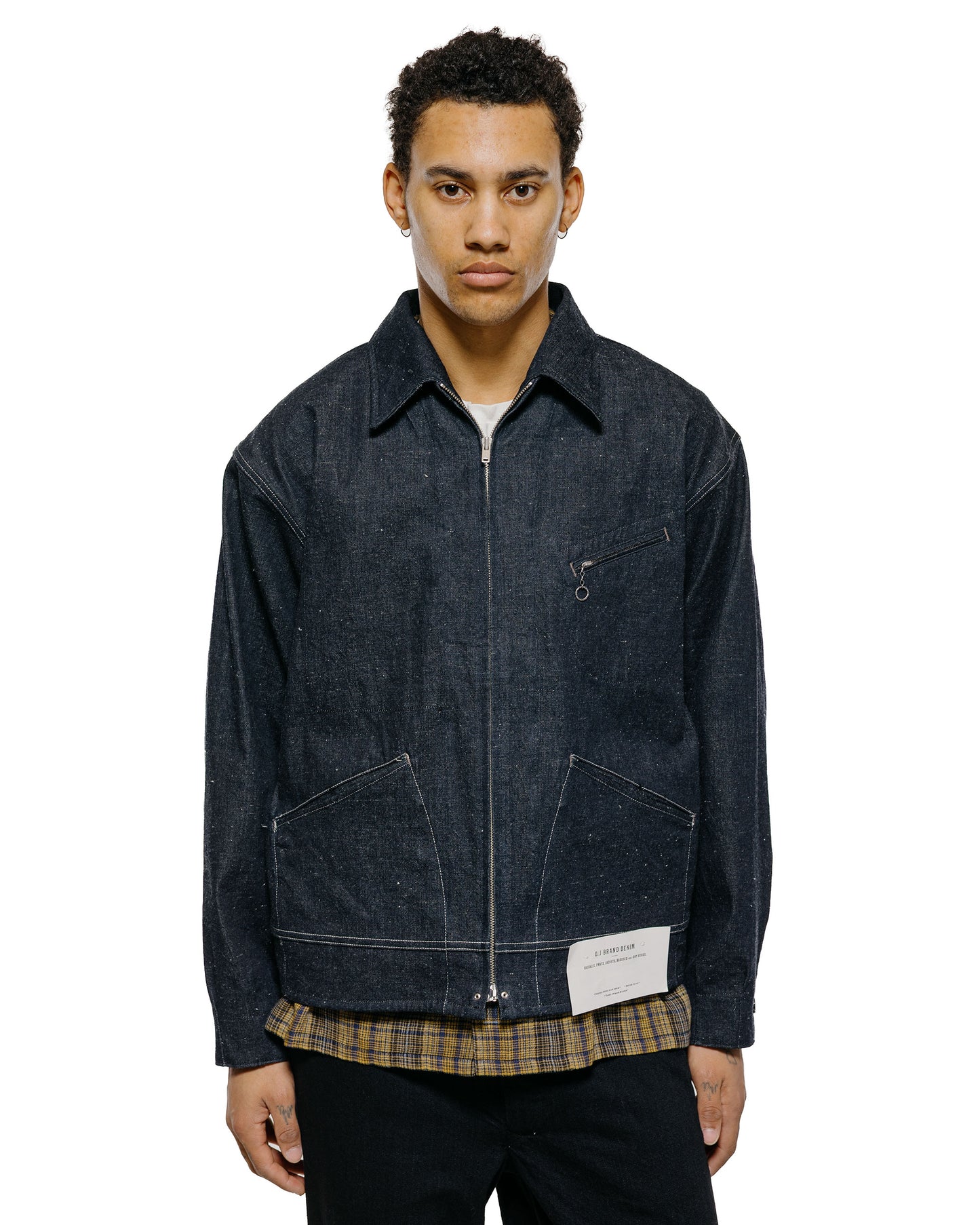 lost & found Old Joe Old Joe Erwin Zip Jacket Indigo