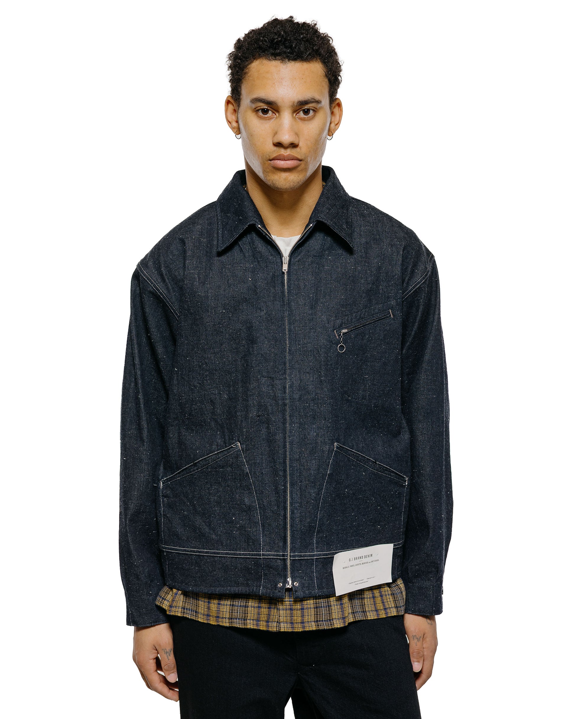 lost & found Old Joe Old Joe Erwin Zip Jacket Indigo