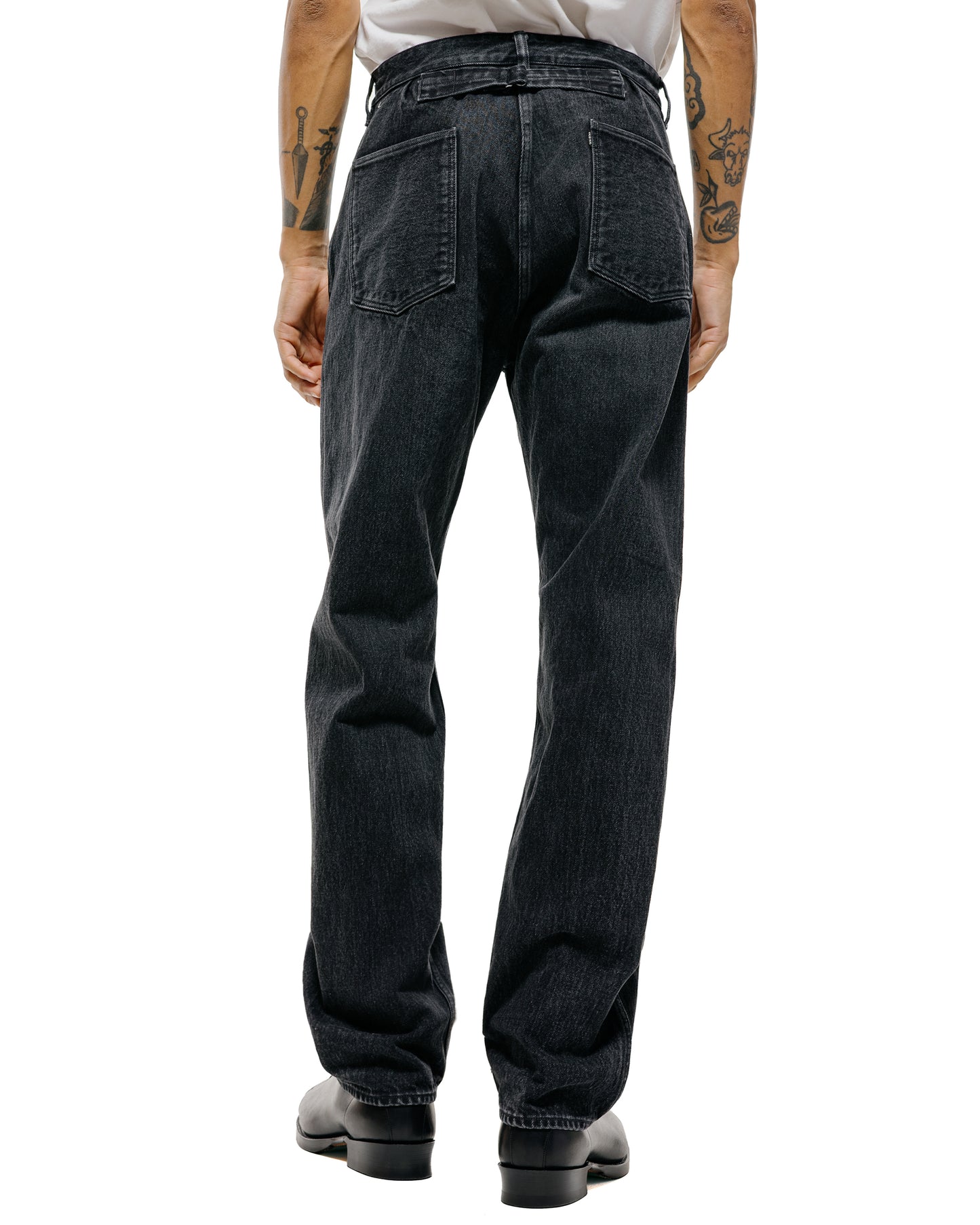 lost & found Old Joe Old Joe Flat-Back Jean Trouser'946' Graphite