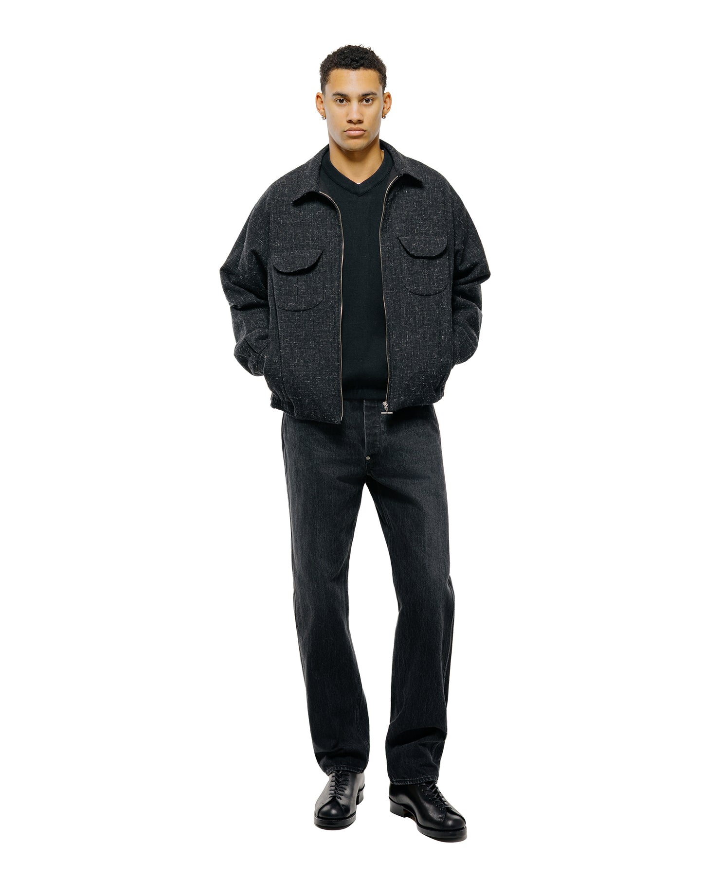 lost & found Old Joe Old Joe Flat-Back Jean Trouser'946' Graphite