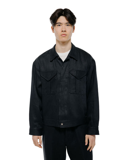 Old Joe Fly-Front Arthur Jacket Black