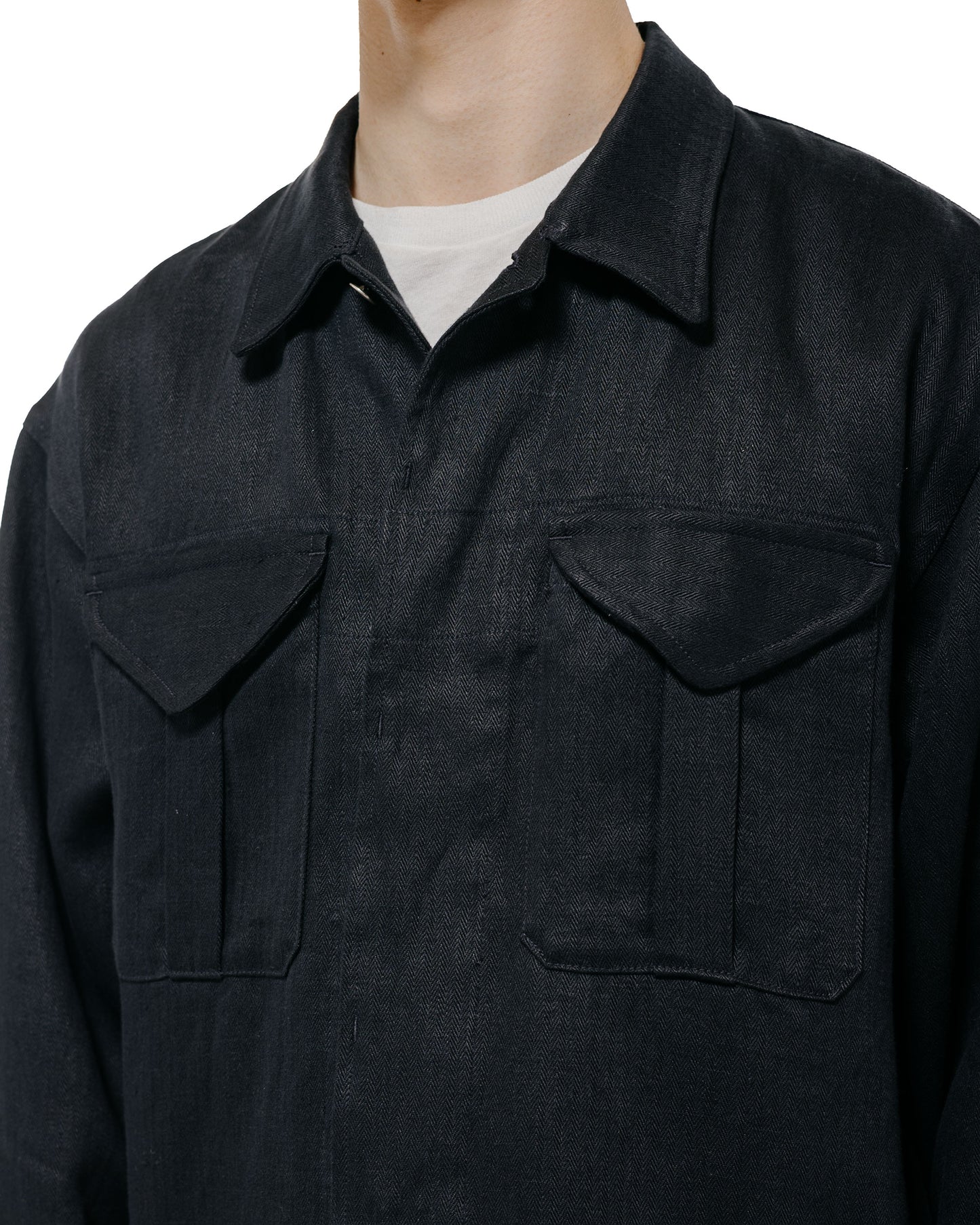 Old Joe Fly-Front Arthur Jacket Black