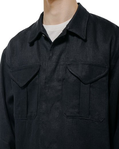 Old Joe Fly-Front Arthur Jacket Black