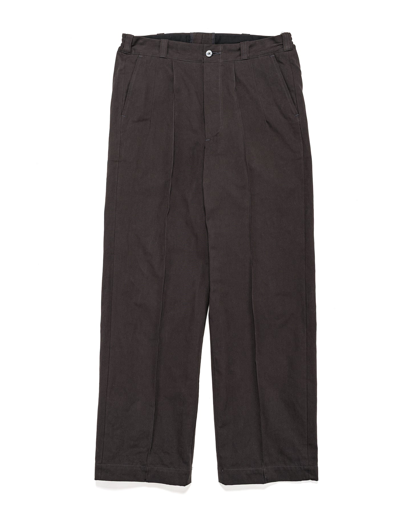 lost & found Old Joe Old Joe Front Tuck Army Trouser Black
