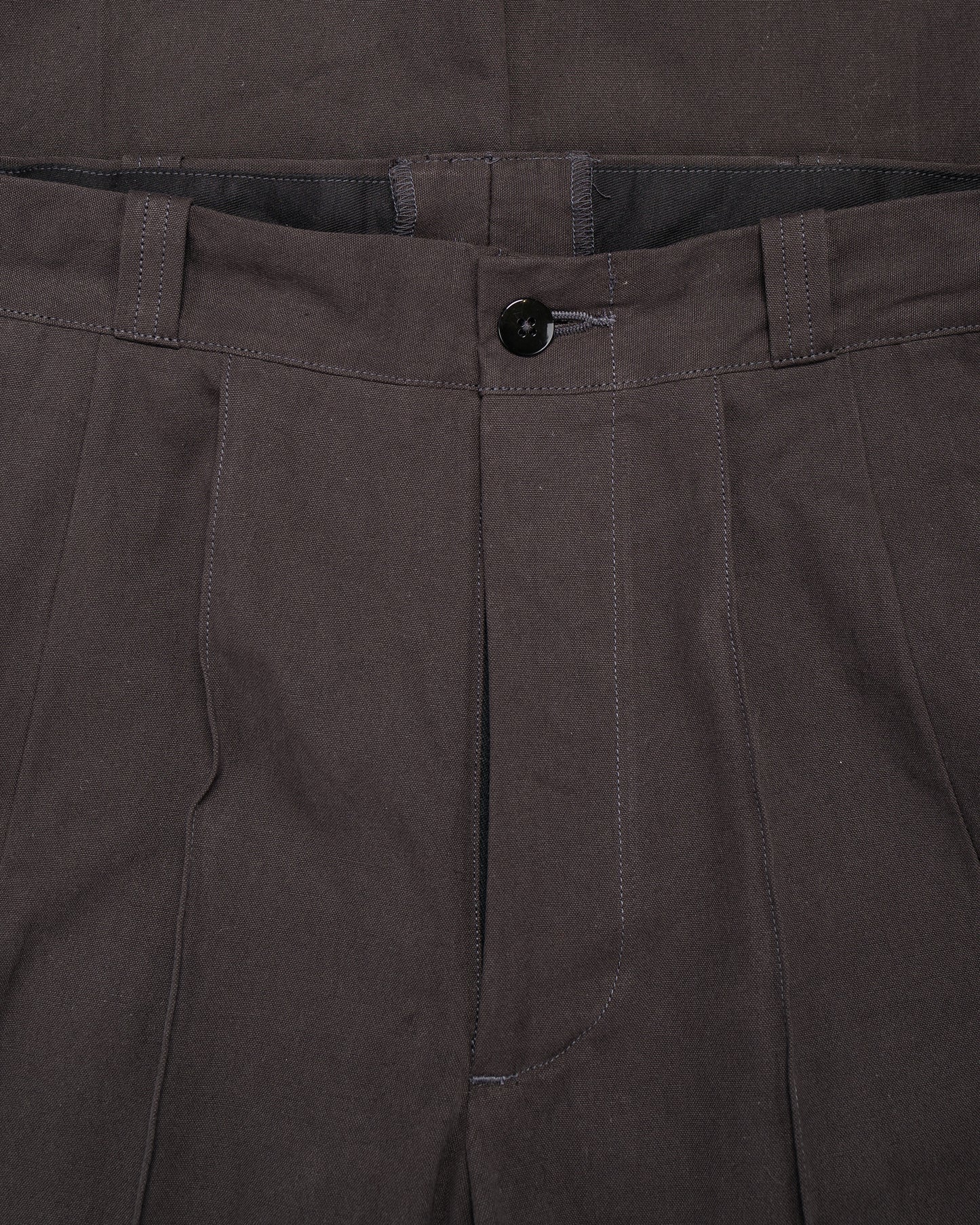 lost & found Old Joe Old Joe Front Tuck Army Trouser Black