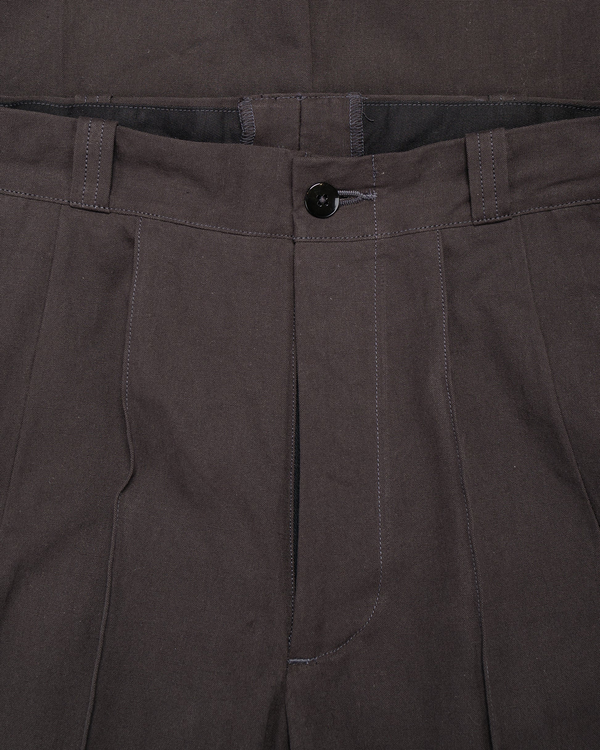 lost & found Old Joe Old Joe Front Tuck Army Trouser Black