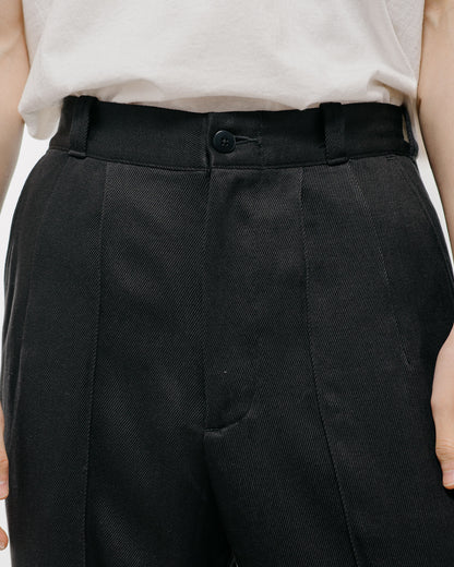 Old Joe Front Tuck Army Trouser Onyx