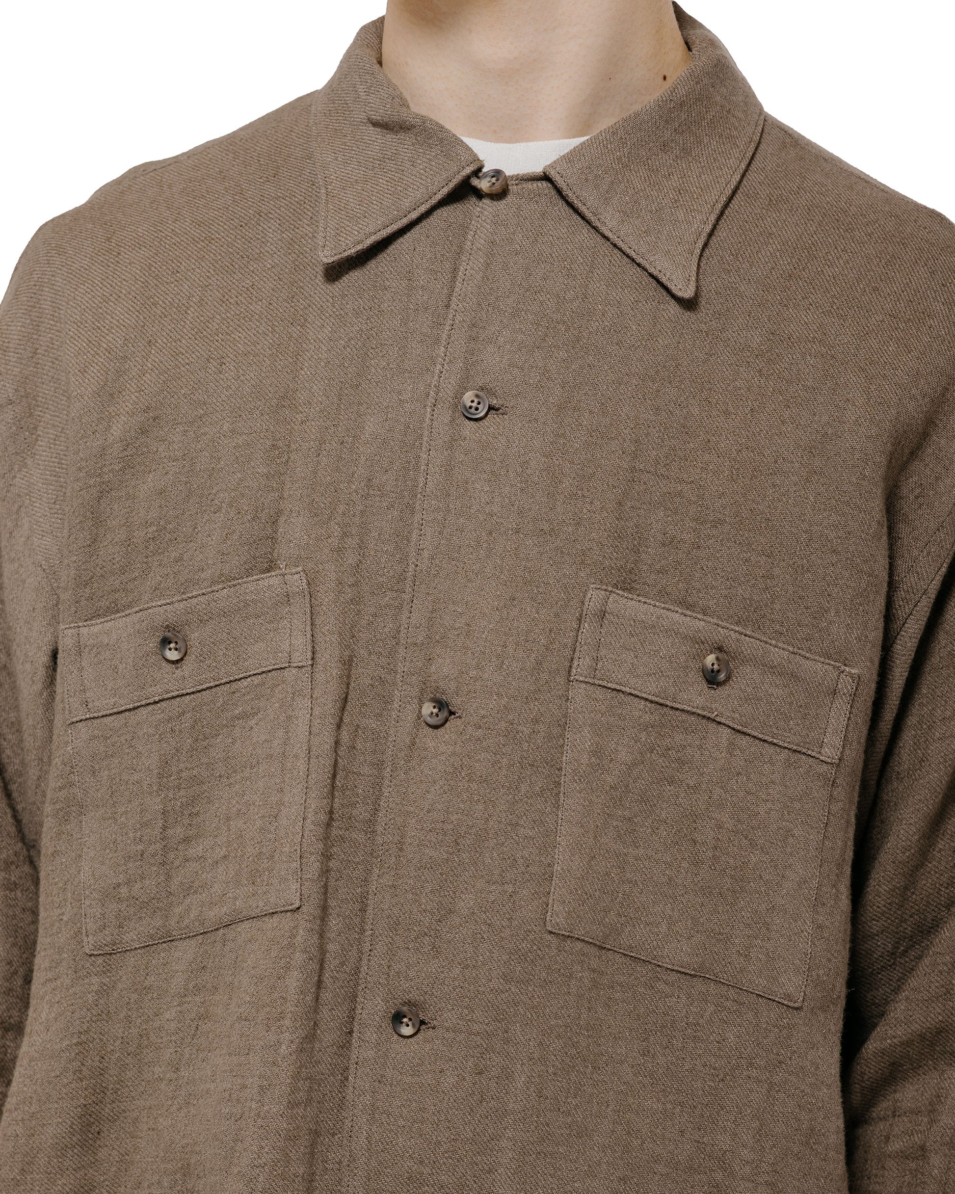 Old Joe Gathered Waist Marlboro Shirts Long Sleeve Dune