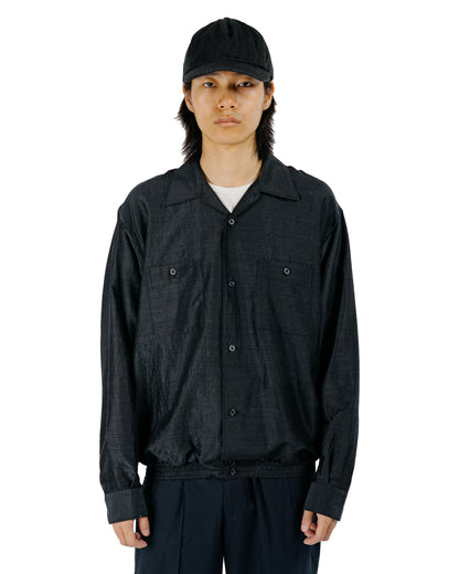 Old Joe Gathered Waist Marlboro Shirts Long Sleeve Onyx