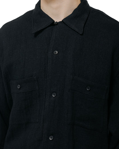 Old Joe Gathered Waist Marlboro Shirts Long Sleeve Onyx