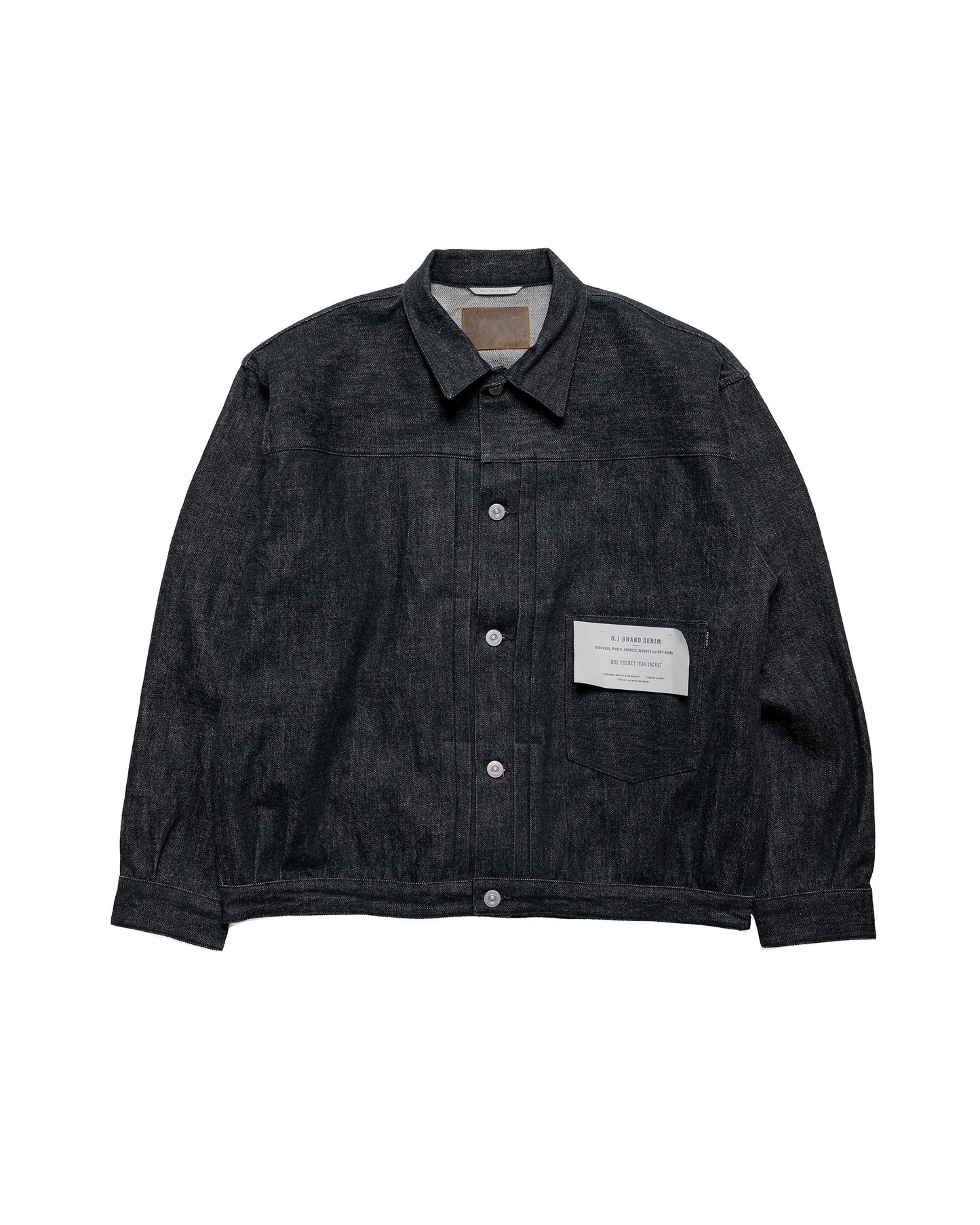 Old Joe One Pocket Jean Jacket Black