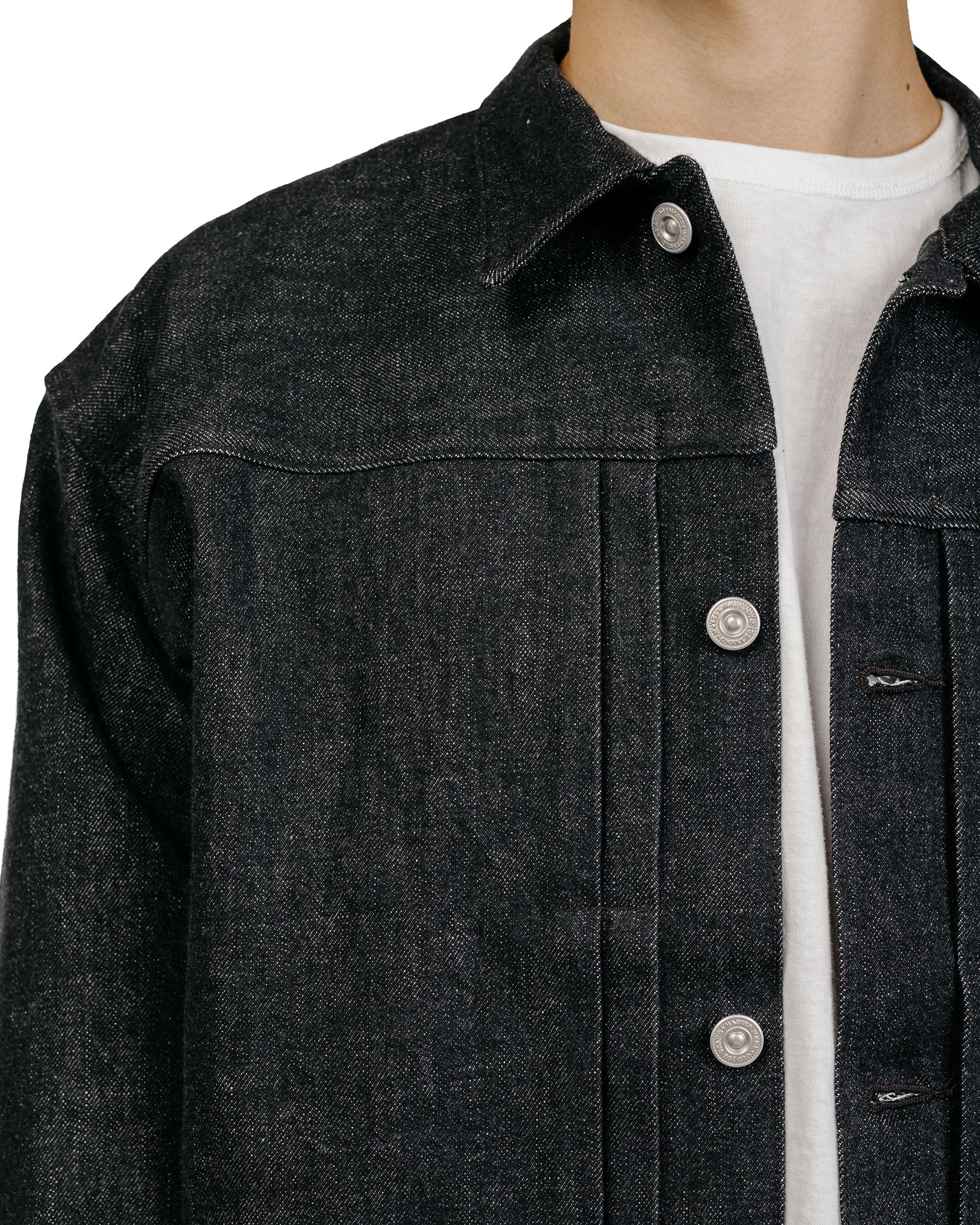 Old Joe One Pocket Jean Jacket Black