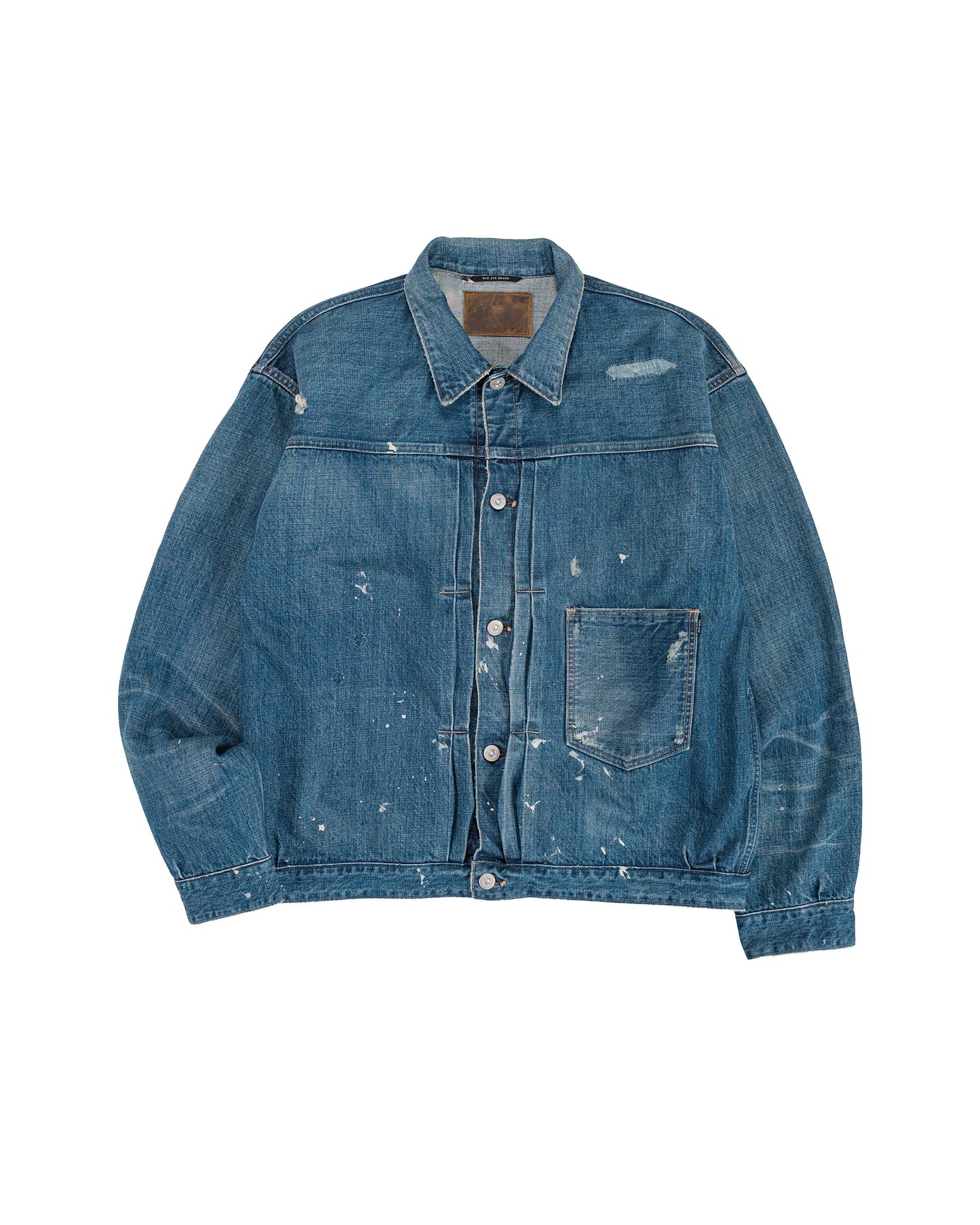 lost & found Old Joe Old Joe One Pocket Jean Jacket (Scar Face & Paint) Indigo