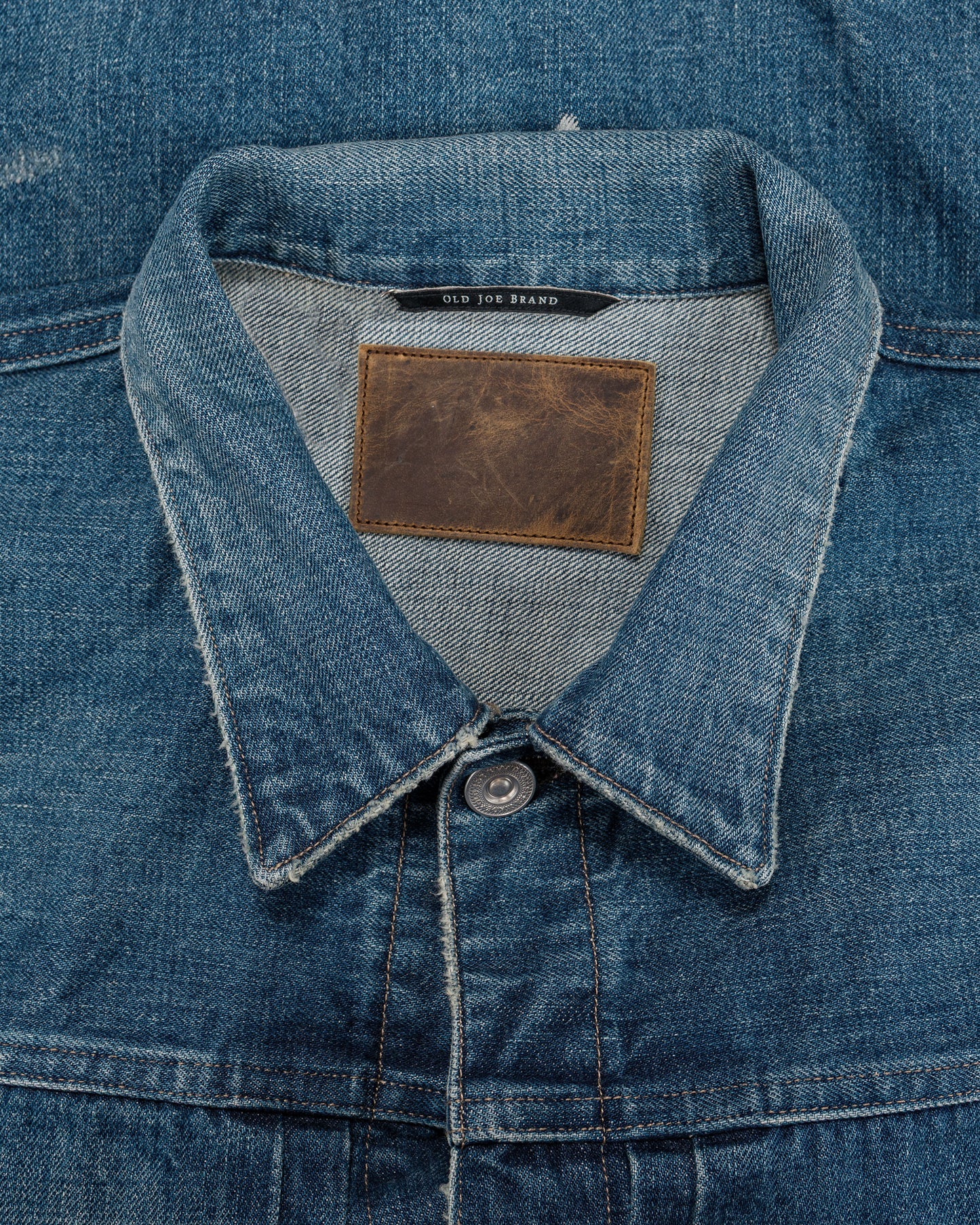 lost & found Old Joe Old Joe One Pocket Jean Jacket (Scar Face & Paint) Indigo