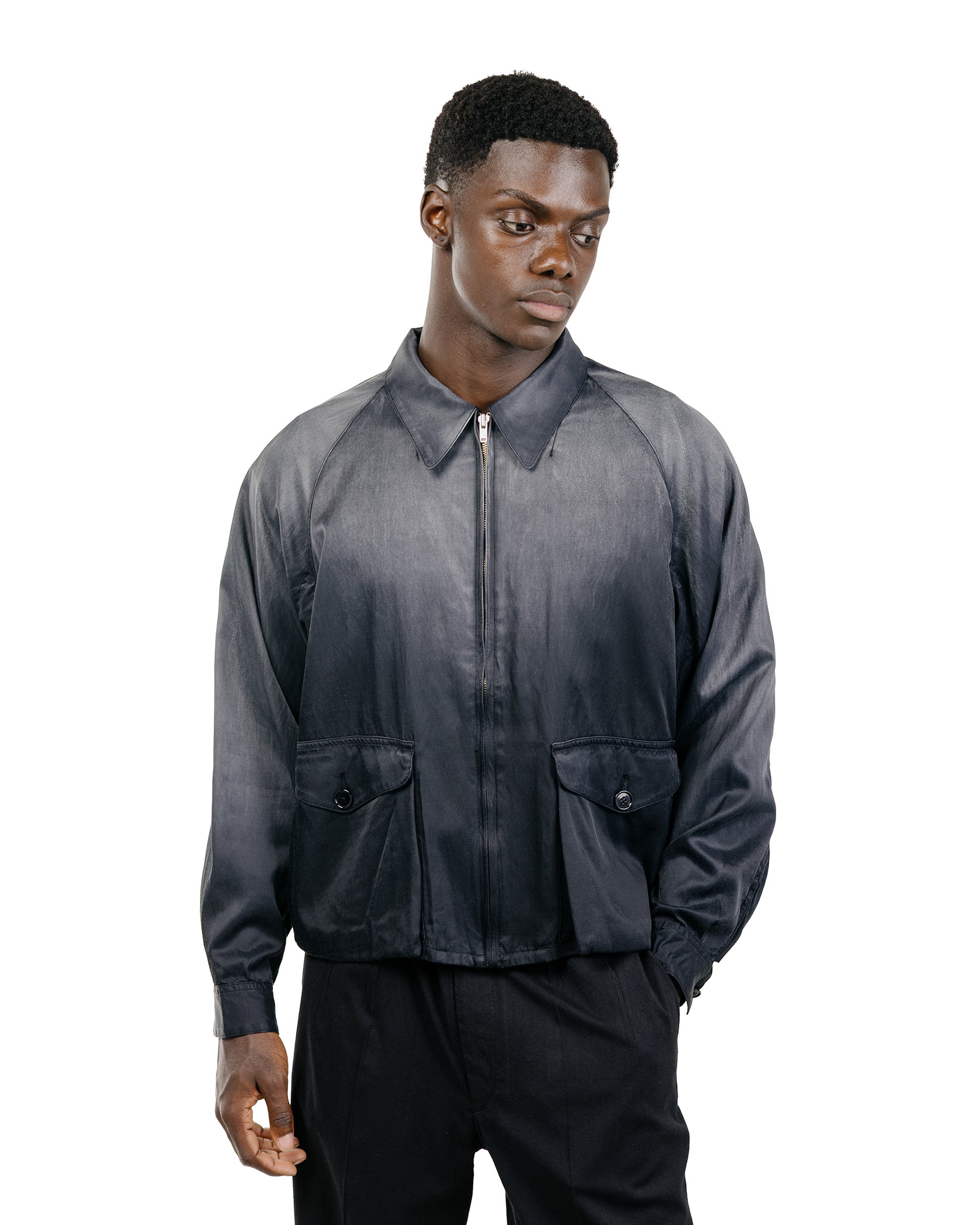 Old Joe Patina-Rayon Weather Chief Jacket Graphite