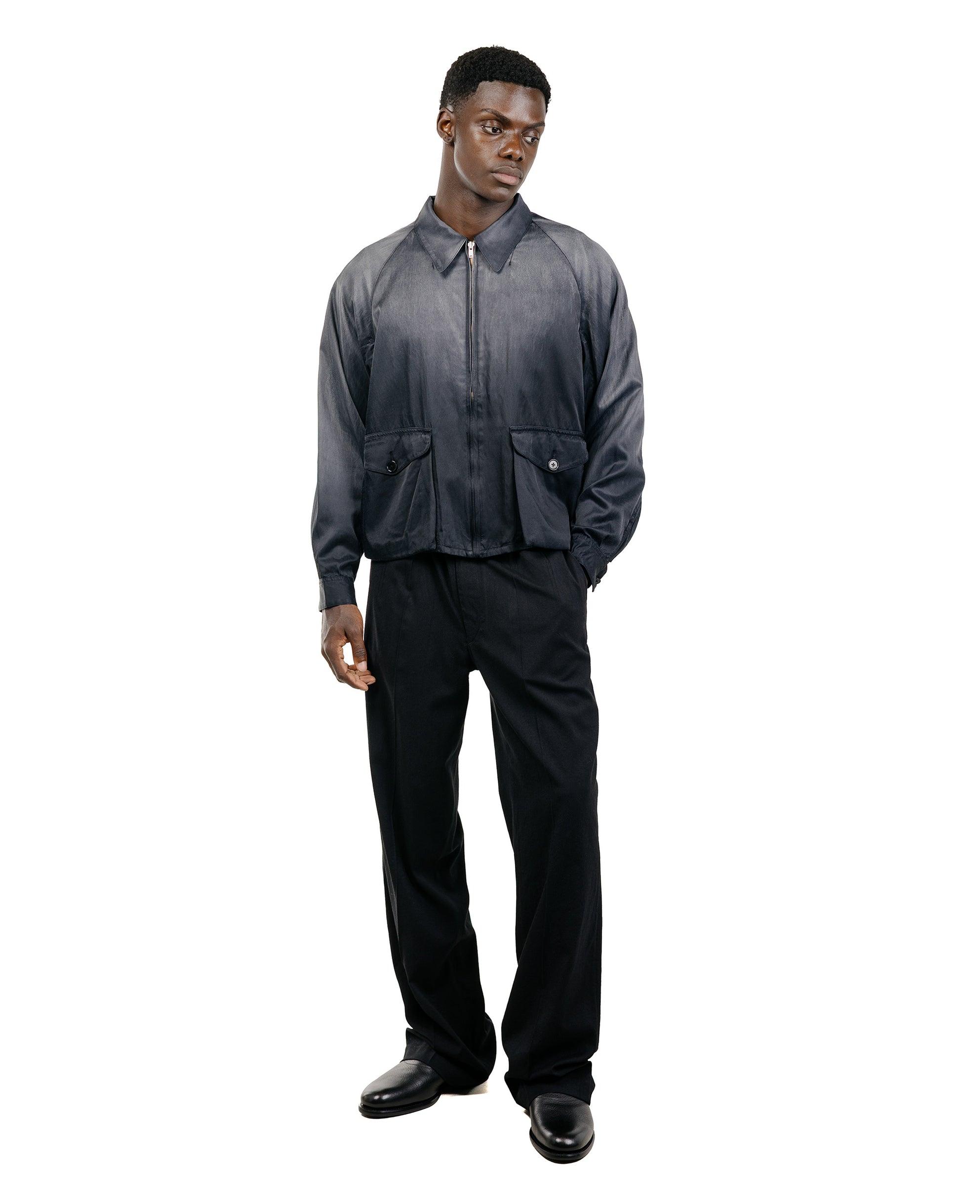 Old Joe Patina-Rayon Weather Chief Jacket Graphite