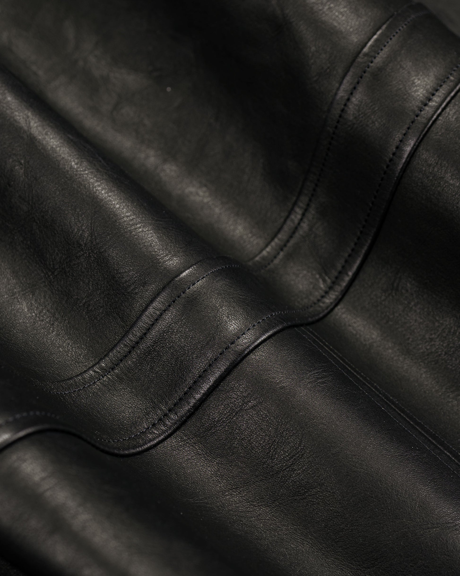 lost & found Old Joe Old Joe Patina Horse-Hide Hercules Jacket Patina Black