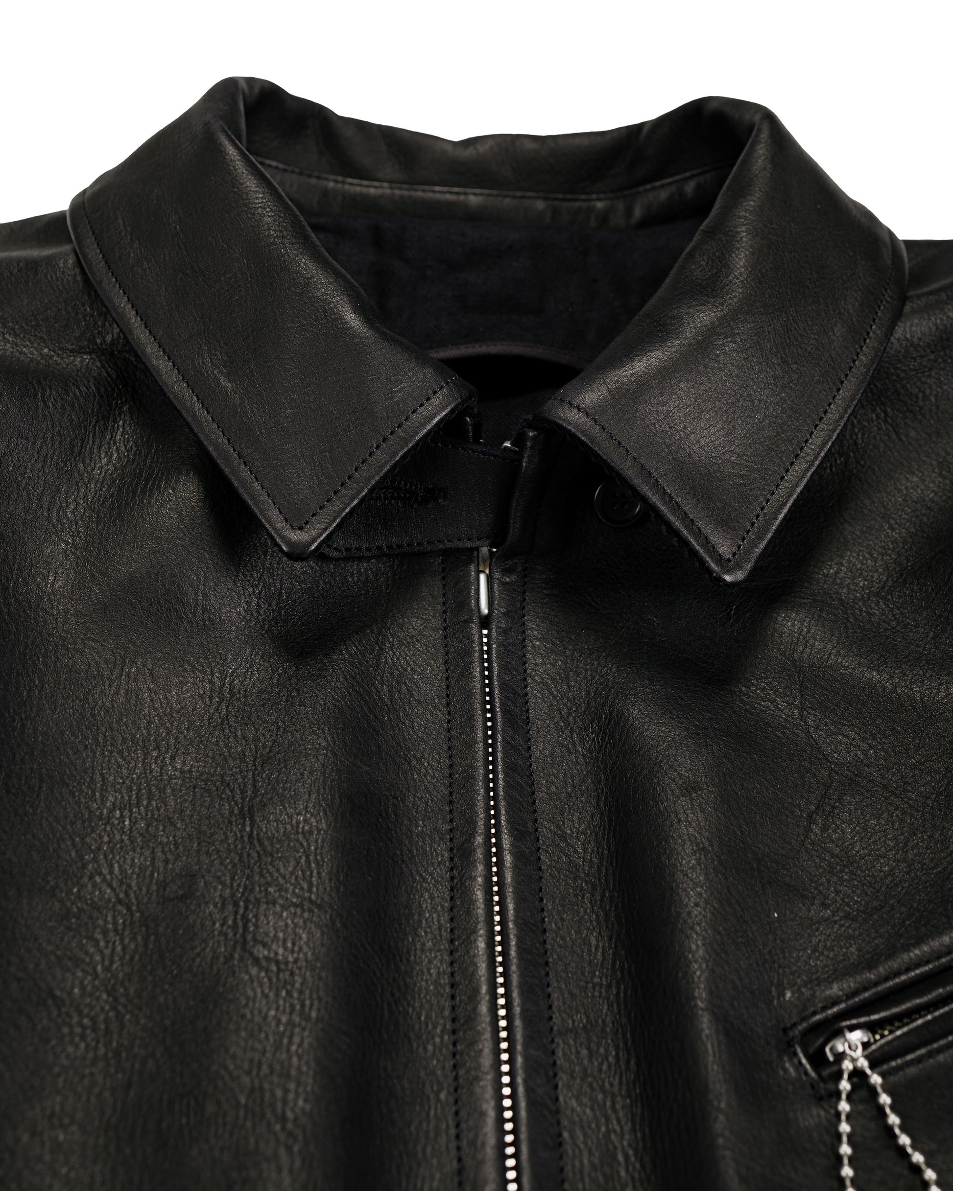 lost & found Old Joe Old Joe Patina Horse-Hide Hercules Jacket Patina Black