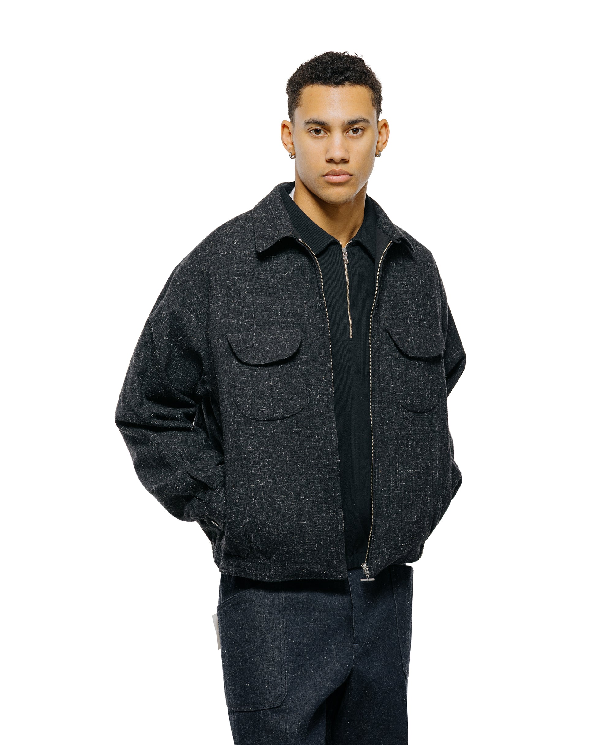 lost & found Old Joe Old Joe Pleated-Pocket Ricky Jacket Graphite
