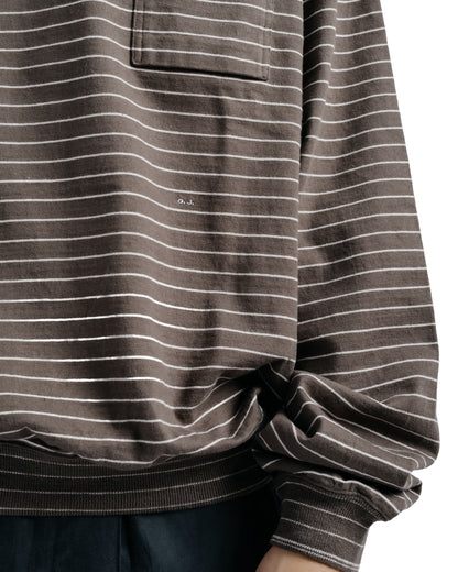 Old Joe Stripe Sports Tops (Long-Sleeve) Nutmeg