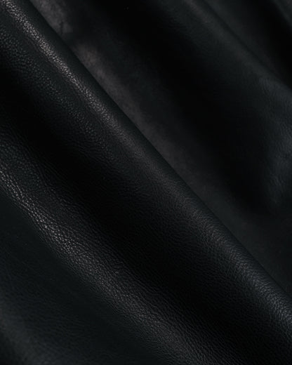 lost & found Old Joe Old Joe Stunning Leather Vehicle Coat (Italian Calf) Onyx Black