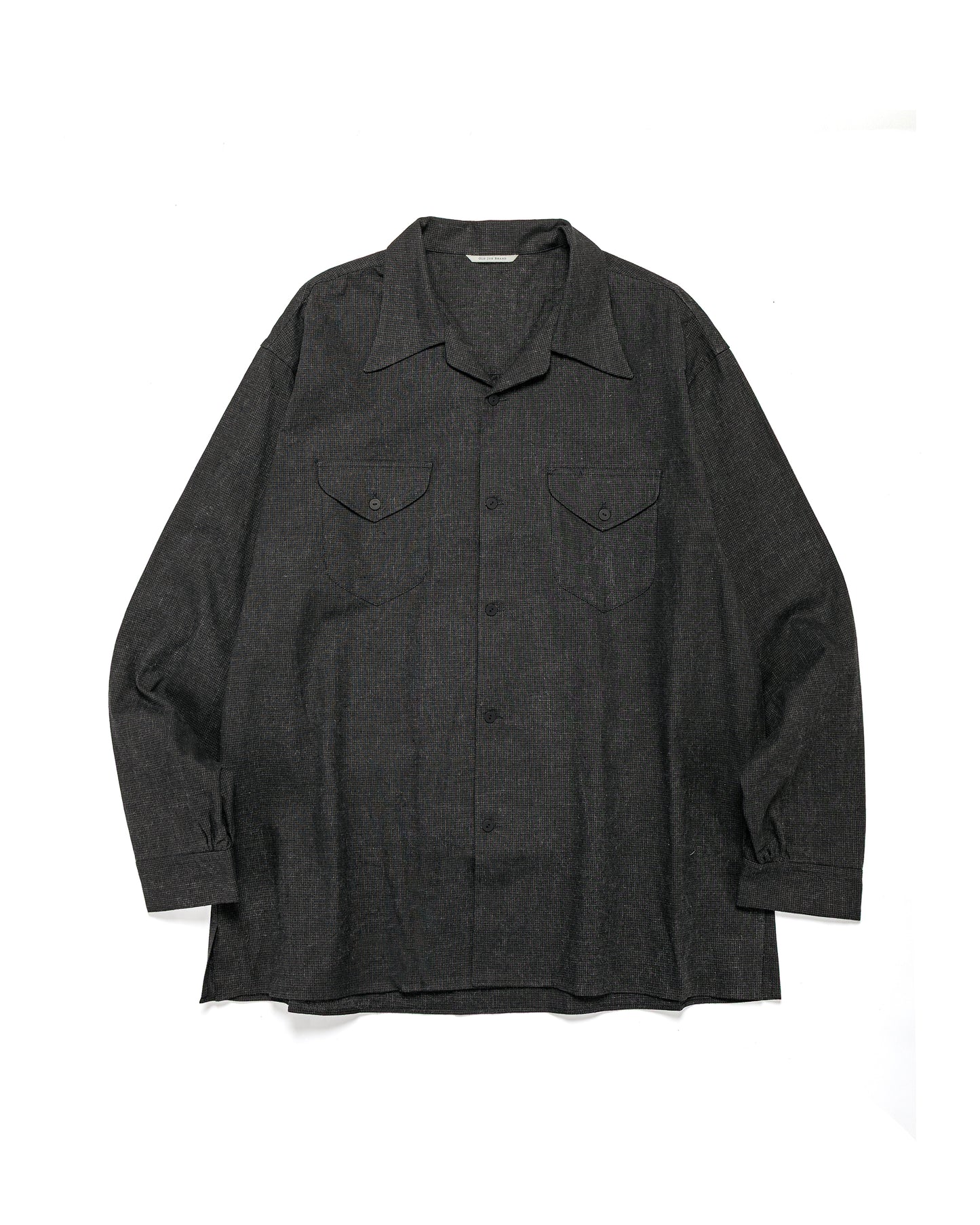 lost & found Old Joe Old Joe Swallow Collar Sports Shirts Ink Black